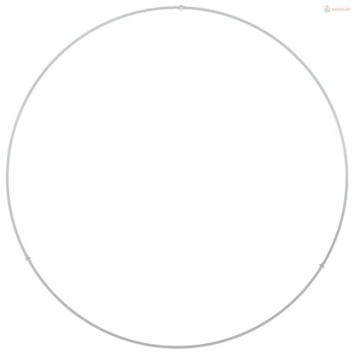 Ültető gyűrű Fehér 80 x 80 x 20 cm Hidegen hengerelt acél