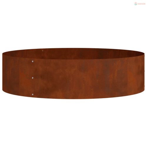 Ültető gyűrű Barna 80 x 80 x 20 cm Időjárásálló acél