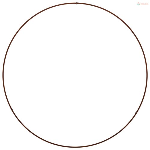 Ültető gyűrű Barna 80 x 80 x 20 cm Időjárásálló acél