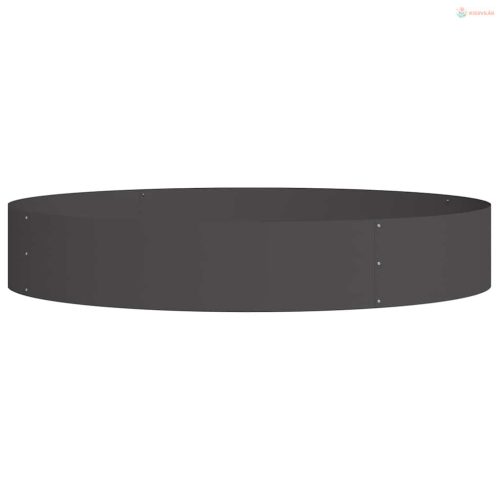 Ültető gyűrű Fekete 120 x 120 x 20 cm Hidegen hengerelt acél