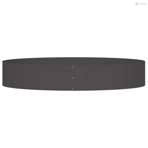 Ültető gyűrű Fekete 120 x 120 x 20 cm Hidegen hengerelt acél