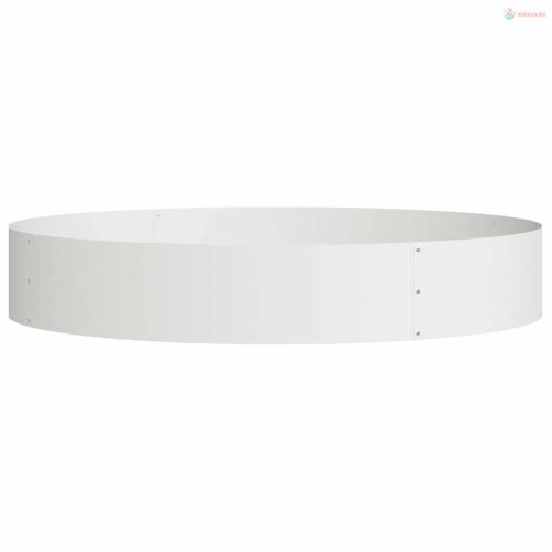 Ültető gyűrű Fehér 120 x 120 x 20 cm Hidegen hengerelt acél