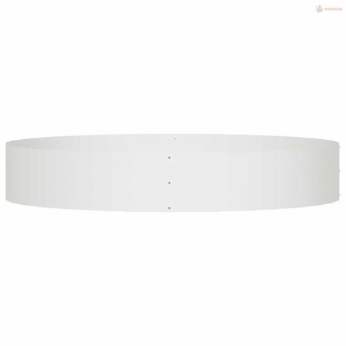 Ültető gyűrű Fehér 120 x 120 x 20 cm Hidegen hengerelt acél