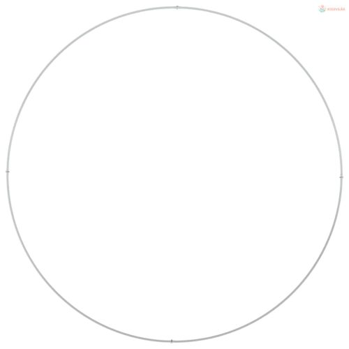 Ültető gyűrű Fehér 120 x 120 x 20 cm Hidegen hengerelt acél