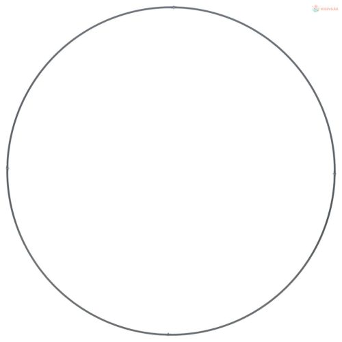 Ültető gyűrű Antracit 120 x 120 x 20 cm Hidegen hengerelt acél