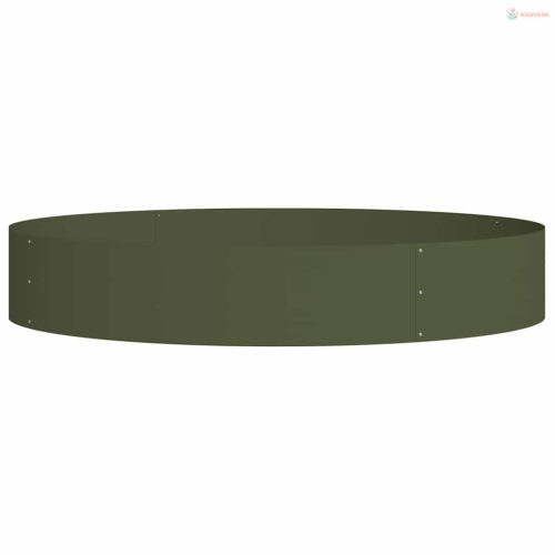 Ültető gyűrű Olajzöld 120 x 120 x 20 cm Hidegen hengerelt acél