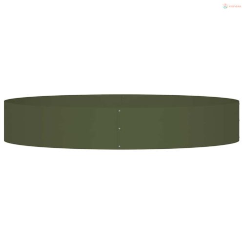 Ültető gyűrű Olajzöld 120 x 120 x 20 cm Hidegen hengerelt acél