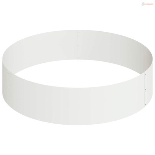 Kerti cserép Fehér 90 x 90 x 20 cm Hidegen hengerelt acél