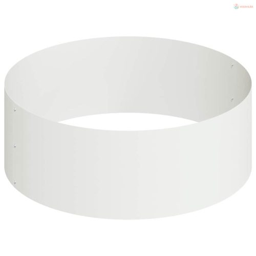 Kerti cserép Fehér 90 x 90 x 20 cm Hidegen hengerelt acél