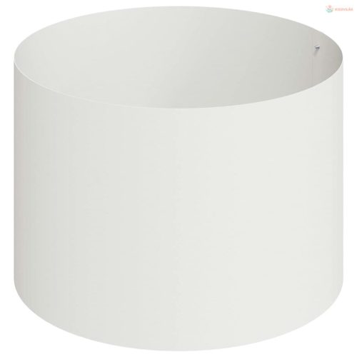 Kerti cserép Fehér 90 x 90 x 20 cm Hidegen hengerelt acél