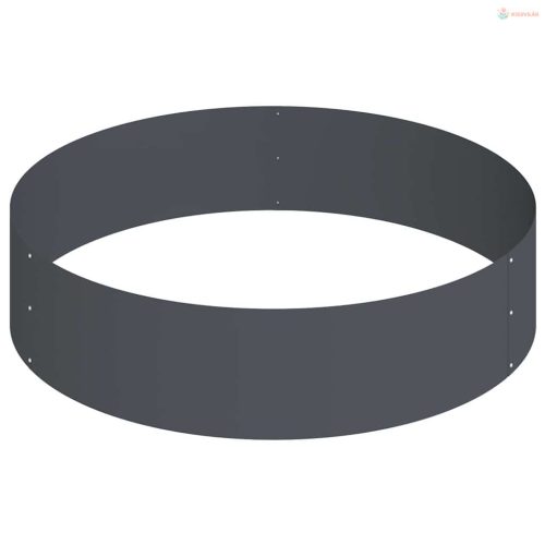 Kerti cserép Antracit 90 x 90 x 20 cm Hidegen hengerelt acél