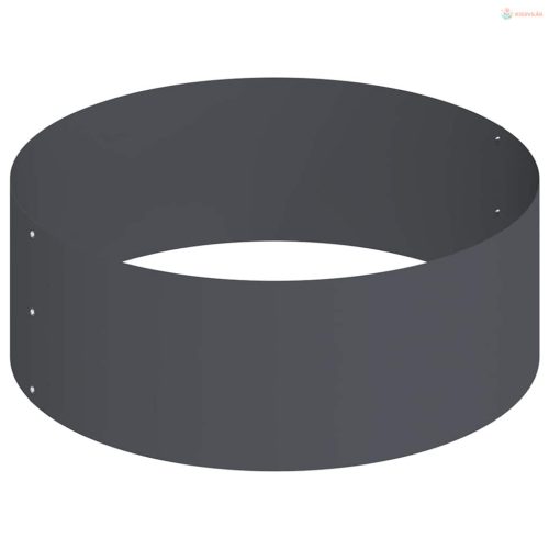 Kerti cserép Antracit 90 x 90 x 20 cm Hidegen hengerelt acél