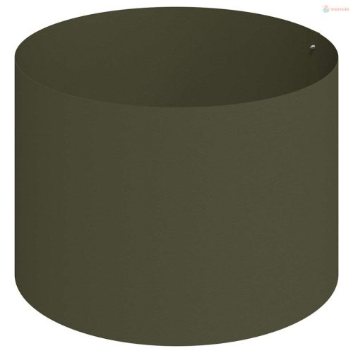 Kerti cserép Olajzöld 90 x 90 x 20 cm Hidegen hengerelt acél