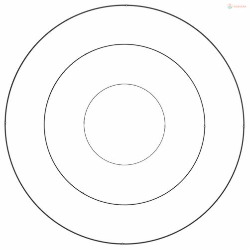 Kerti cserép Fekete 120 x 120 x 20 cm Hidegen hengerelt acél
