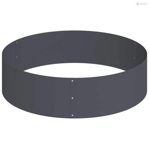 Kerti cserép Antracit 120 x 120 x 20 cm Hidegen hengerelt acél