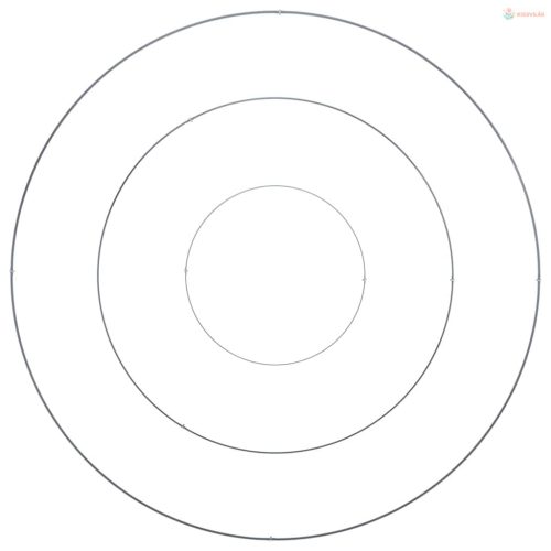 Kerti cserép Antracit 120 x 120 x 20 cm Hidegen hengerelt acél