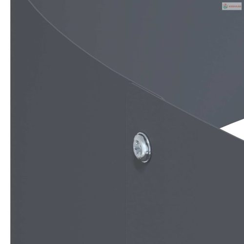 Kerti cserép Antracit 120 x 120 x 20 cm Hidegen hengerelt acél