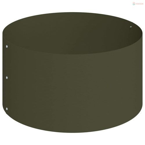 Kerti cserép Olajzöld 120 x 120 x 20 cm Hidegen hengerelt acél