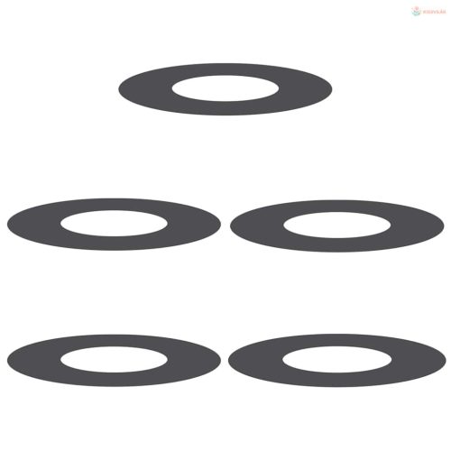 Alkalmas lapos fa gyűrűkhez 5 pcs Fekete Ø30 / 60 cm Acél