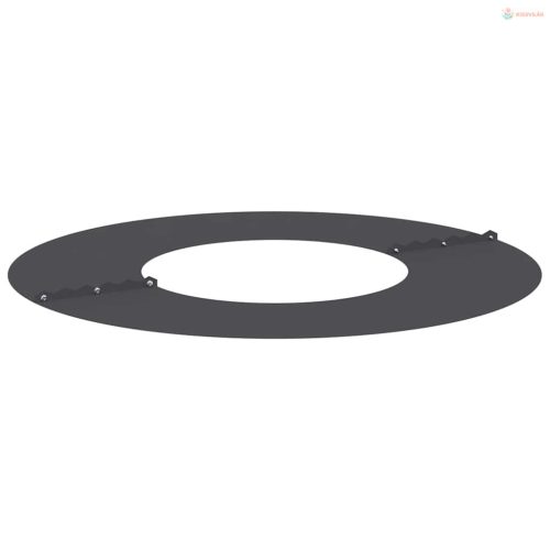 Alkalmas lapos fa gyűrűkhez 5 pcs Fekete Ø30 / 60 cm Acél