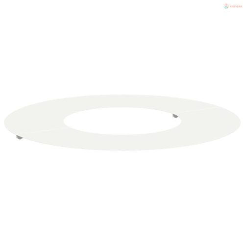 Alkalmas lapos fa gyűrűhöz Fehér Ø30 / 60 cm Acél