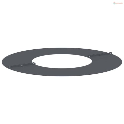 Alkalmas lapos fa gyűrűhöz Antracit Ø30 / 60 cm Acél