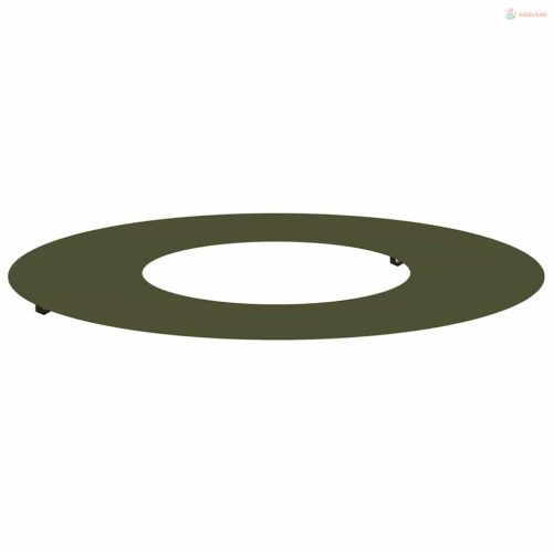 Alkalmas lapos fa gyűrűhöz Oliva zöld Ø30 / 60 cm Acél