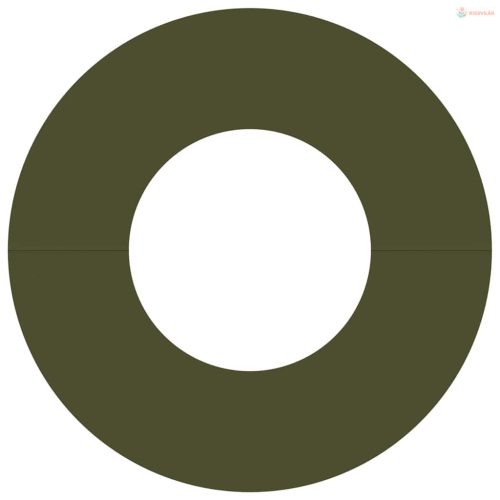 Alkalmas lapos fa gyűrűhöz Oliva zöld Ø30 / 60 cm Acél