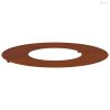 Alkalmas lapos fa gyűrűhöz Barna Ø30 / 60 cm Időjárásálló acél