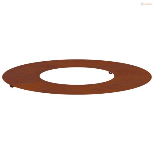 Alkalmas lapos fa gyűrűhöz Barna Ø30 / 60 cm Időjárásálló acél