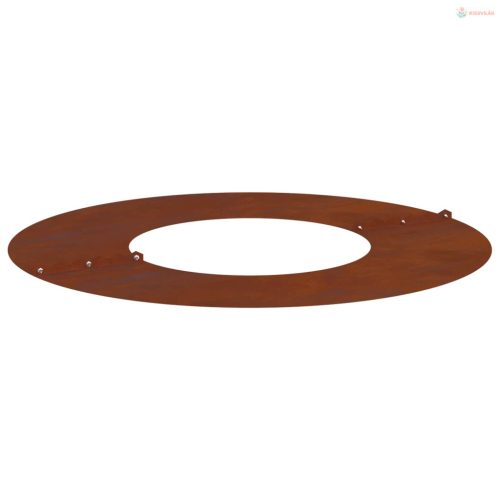 Alkalmas lapos fa gyűrűhöz Barna Ø30 / 60 cm Időjárásálló acél