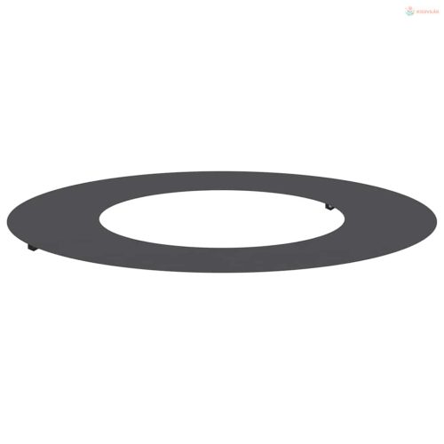 Alkalmas lapos fa gyűrűhöz Fekete Ø40 / 70 cm Acél