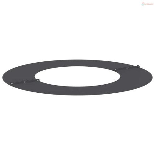 Alkalmas lapos fa gyűrűhöz Fekete Ø40 / 70 cm Acél