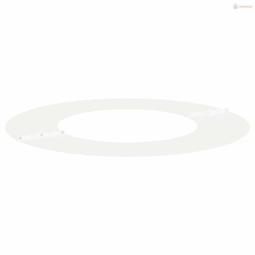 Alkalmas lapos fa gyűrűhöz Fehér Ø40 / 70 cm Acél