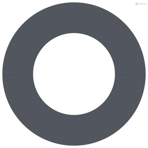 Alkalmas lapos fa gyűrűkhez 5 pcs Antracit Ø40 / 70 cm Acél