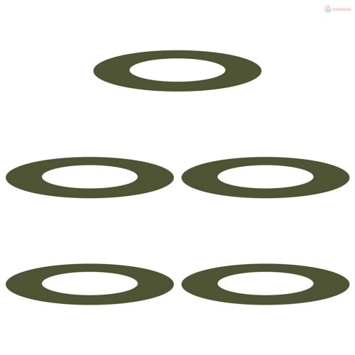 Alkalmas lapos fa gyűrűkhez 5 pcs Oliva zöld Ø40 / 70 cm Acél