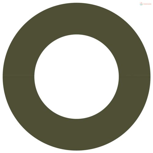 Alkalmas lapos fa gyűrűkhez 5 pcs Oliva zöld Ø40 / 70 cm Acél