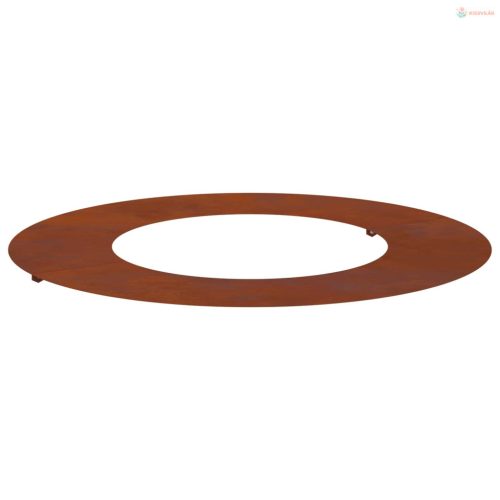 Alkalmas lapos fa gyűrűhöz Barna Ø40 / 70 cm Időjárásálló acél