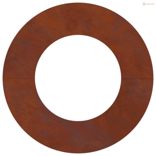Alkalmas lapos fa gyűrűhöz Barna Ø40 / 70 cm Időjárásálló acél