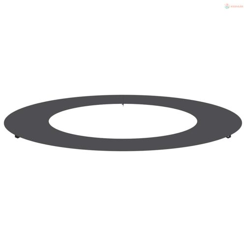 Alkalmas lapos fa gyűrűhöz Fekete Ø50 / 80 cm Acél