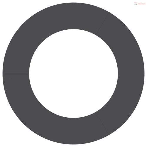 Alkalmas lapos fa gyűrűhöz Fekete Ø50 / 80 cm Acél