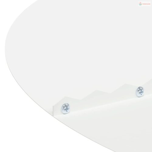 Alkalmas lapos fa gyűrűhöz Fehér Ø50 / 80 cm Acél