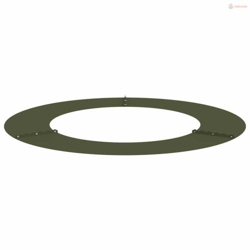 Alkalmas lapos fa gyűrűhöz Oliva zöld Ø50 / 80 cm Acél