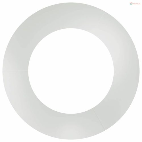 Alkalmas lapos fa gyűrűhöz Ezüst Ø50 / 80 cm Horganyzott acél