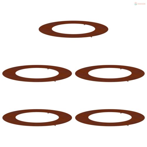 Alkalmas lapos fa gyűrűkhez 5 pcs Barna Ø50 / 80 cm