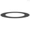 Alkalmas lapos fa gyűrűhöz Fekete Ø60 / 90 cm Acél