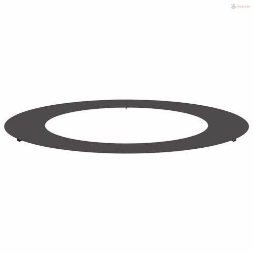 Alkalmas lapos fa gyűrűhöz Fekete Ø60 / 90 cm Acél