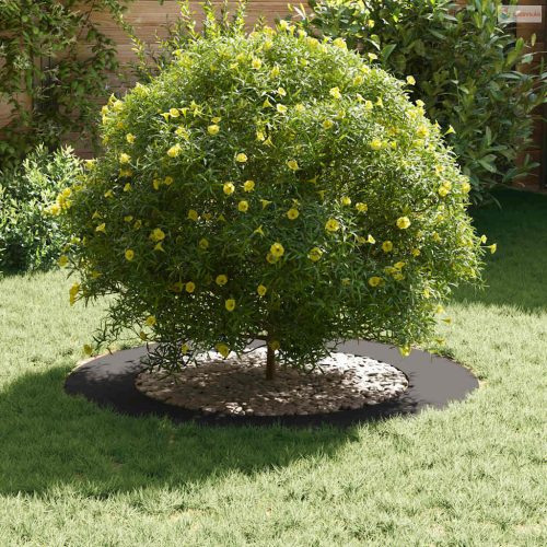 Alkalmas lapos fa gyűrűhöz Fekete Ø60 / 90 cm Acél