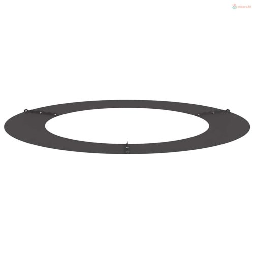 Alkalmas lapos fa gyűrűhöz Fekete Ø60 / 90 cm Acél