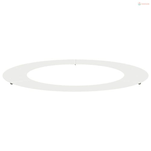 Alkalmas lapos fa gyűrűhöz Fehér Ø60 / 90 cm Acél